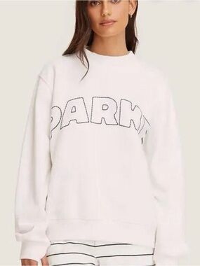 NWT Target x PARKE Embroidered Logo Crewneck Sweatshirt